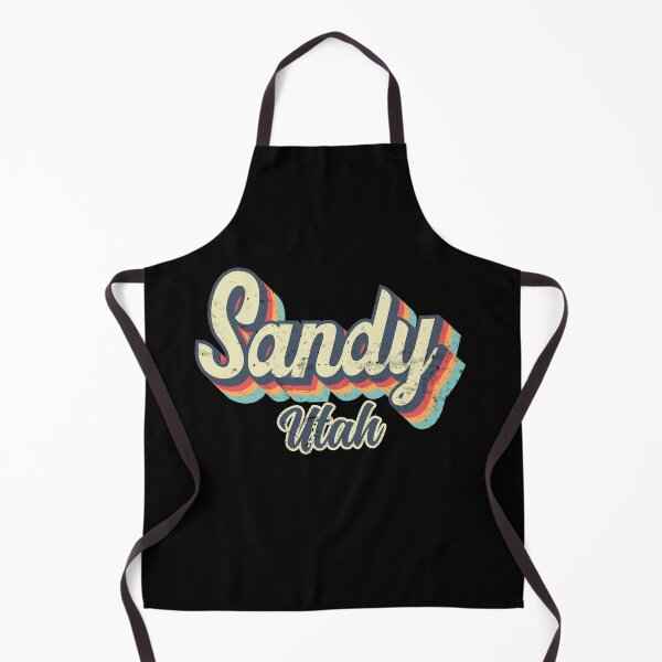 Item preview, Sandy city Utah Retro Vintage 70s rainbow designed and sold by Teelogic.