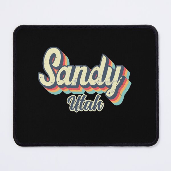 Item preview, Sandy city Utah Retro Vintage 70s rainbow designed and sold by Teelogic.