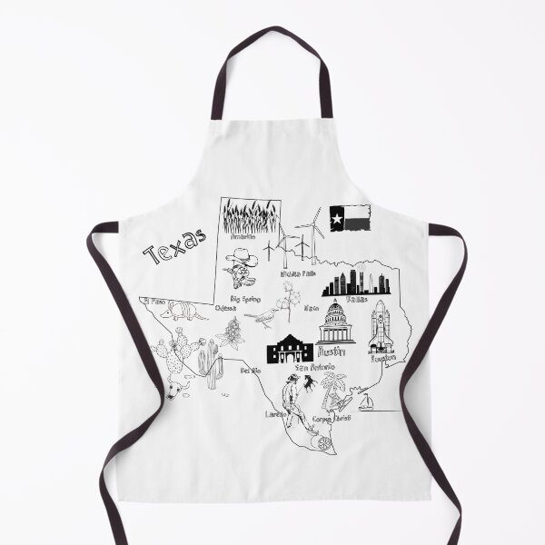 Item preview, Texas tourist map with landmarks and famous symbols,USA , United states designed and sold by mashmosh.