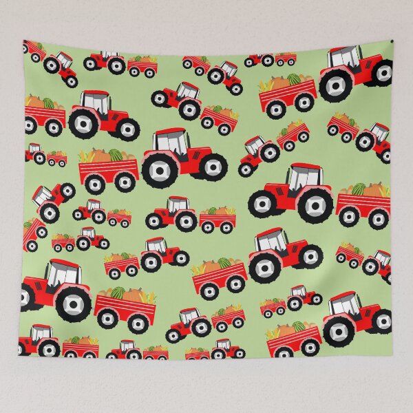 Item preview, Red Tractor Truck Farm Produce designed and sold by idovedesign.