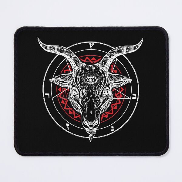 Item preview, Satanic Goat Baphomet Circle Satan Symbol  Lucifer Devil designed and sold by TopTeeShop.
