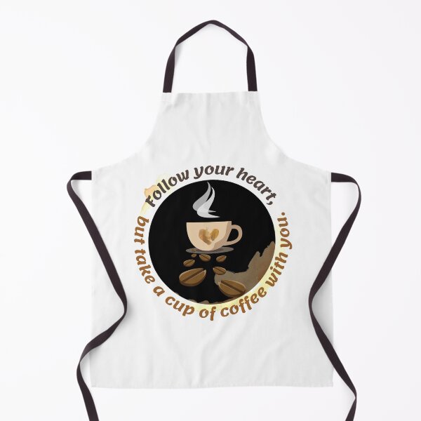 Item preview, Follow your heart, but take a cup of coffee with you. designed and sold by RinaGArt.