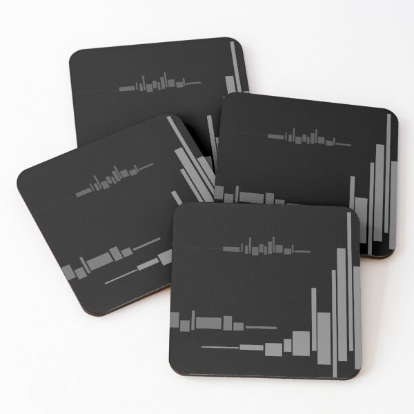 Item preview, Metropolitan city in an abstract form - also represent music equalizer effect designed and sold by ikken-asian-art.