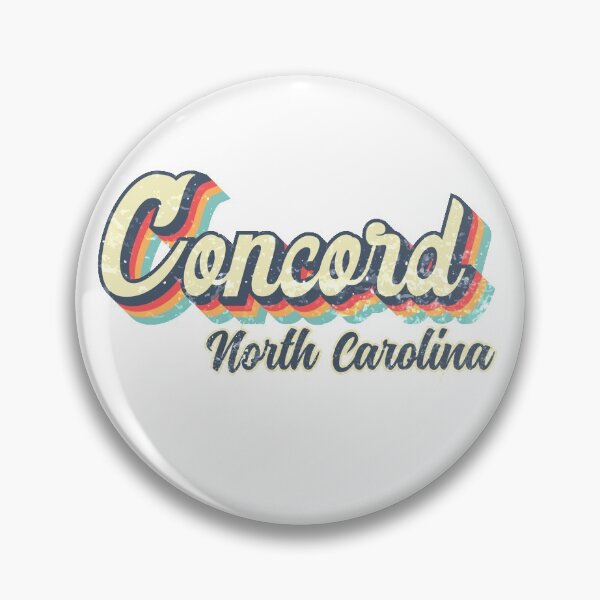 Item preview, Concord City North Carolina Retro Vintage 70s rainbow designed and sold by Teelogic.