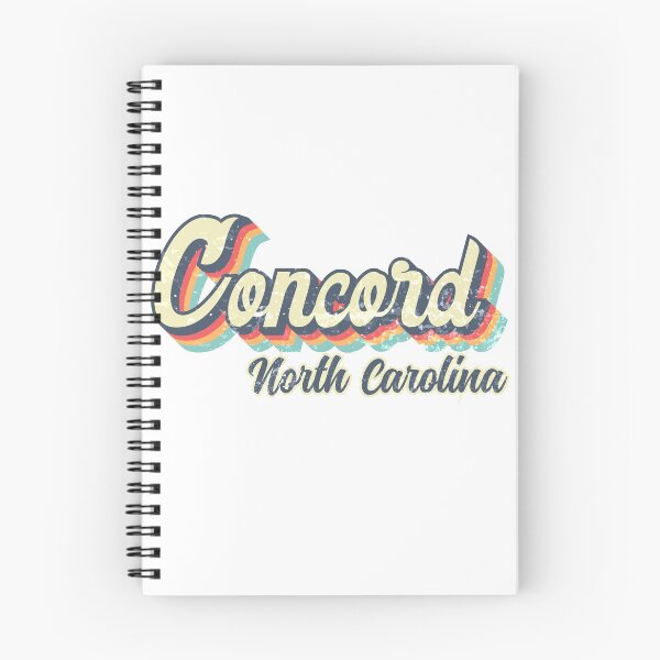 Item preview, Concord City North Carolina Retro Vintage 70s rainbow designed and sold by Teelogic.