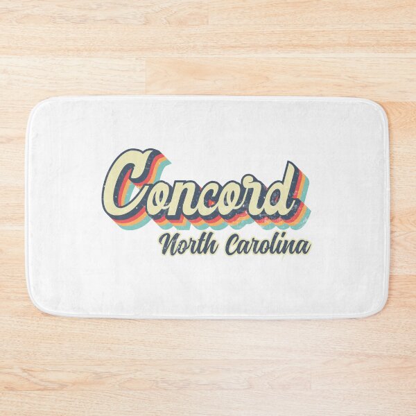 Item preview, Concord City North Carolina Retro Vintage 70s rainbow designed and sold by Teelogic.