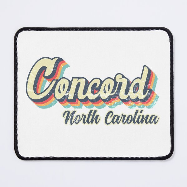 Item preview, Concord City North Carolina Retro Vintage 70s rainbow designed and sold by Teelogic.