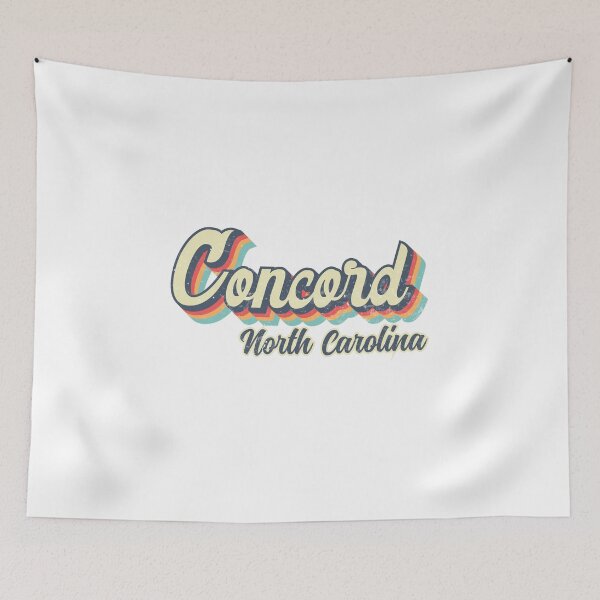 Item preview, Concord City North Carolina Retro Vintage 70s rainbow designed and sold by Teelogic.