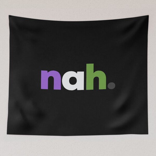 Item preview, nah. Genderqueer Pride designed and sold by Subtle Pride Shop.
