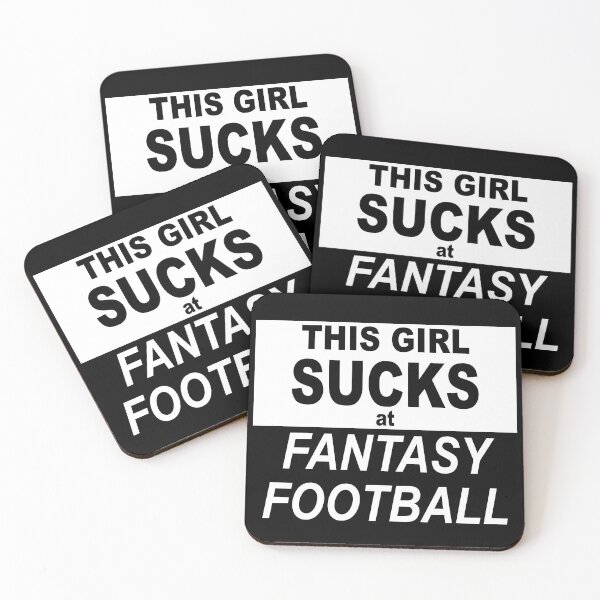 Item preview, This girl SUCKS at fantasy football designed and sold by NadyaCC.