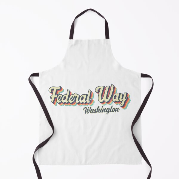Item preview, Federal Way City Washington Retro Vintage 70s rainbow designed and sold by Teelogic.