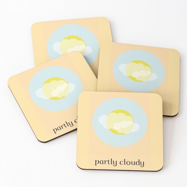 Item preview, Partly cloudy designed and sold by MixminBellys.