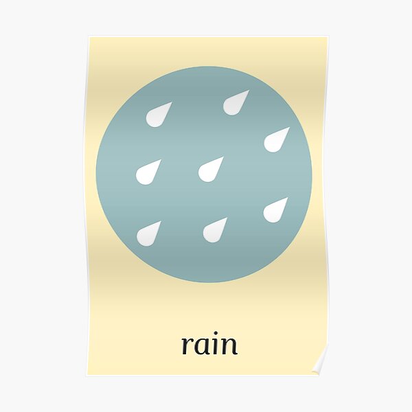 Rain Poster