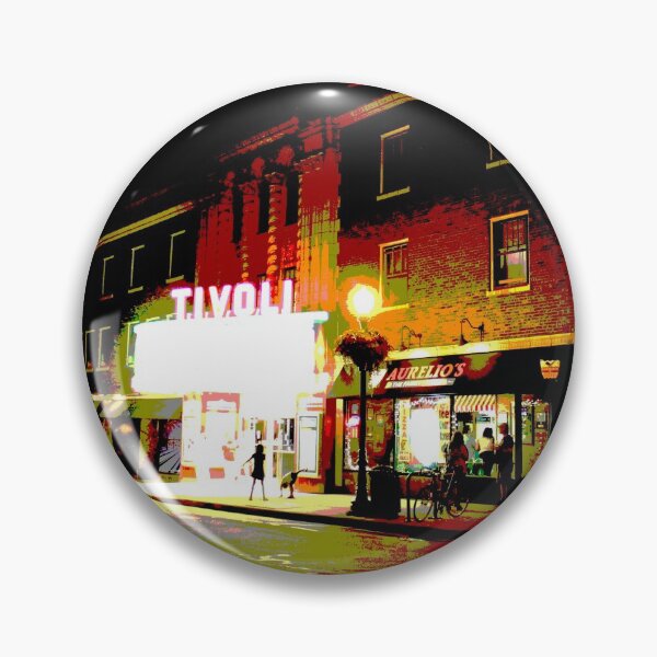 Item preview, Tivoli Theater in Downers Grove (Night) designed and sold by busybob.