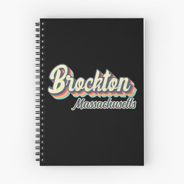 Item preview, Brockton City Massachusetts Retro Vintage 70s rainbow designed and sold by Teelogic.