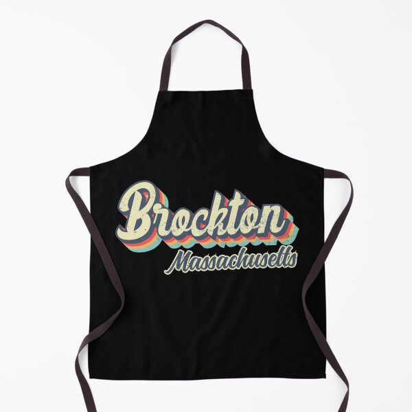 Item preview, Brockton City Massachusetts Retro Vintage 70s rainbow designed and sold by Teelogic.
