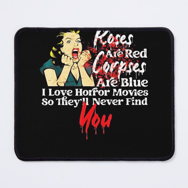 Item preview, Scary Horror Movie Blood Poetry Poem I Love Horror Movies designed and sold by ROSEPHOTOGRAP.
