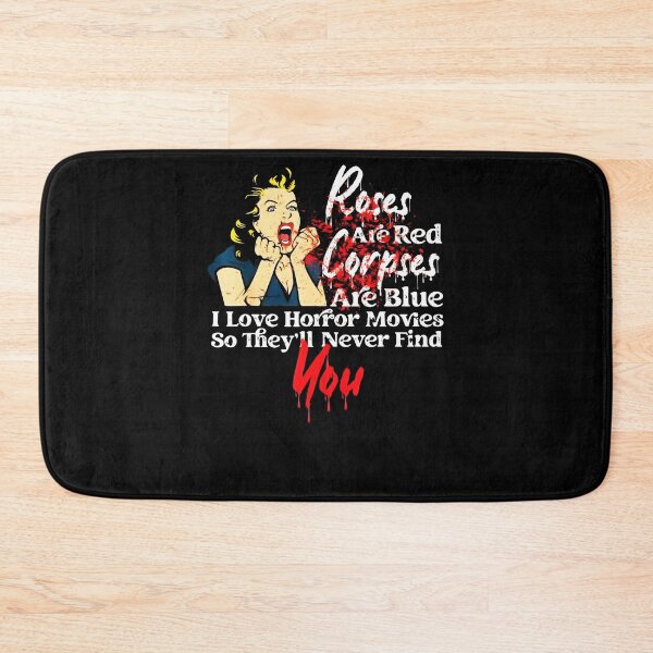 Item preview, Scary Horror Movie Blood Poetry Poem I Love Horror Movies designed and sold by ROSEPHOTOGRAP.