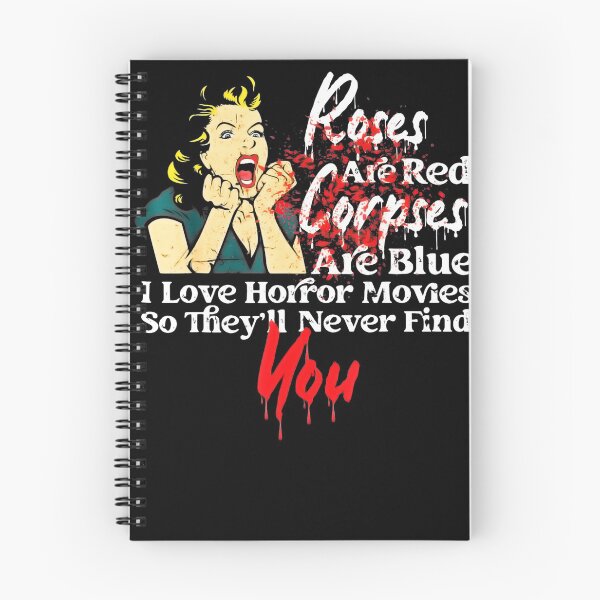 Item preview, Scary Horror Movie Blood Poetry Poem I Love Horror Movies designed and sold by ROSEPHOTOGRAP.
