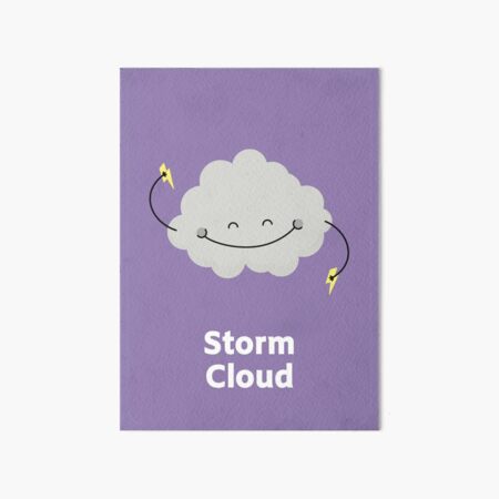 Storm cloud Art Board Print