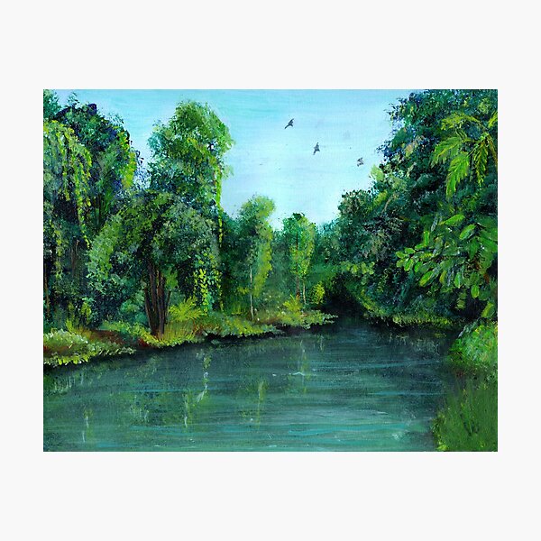 Item preview, Tropical Freshwater Creek Scene designed and sold by Bellamaree.