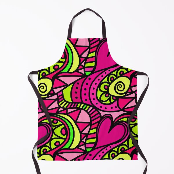Item preview, Abstract patterns on ceramic tile with hearts designed and sold by brendanre.