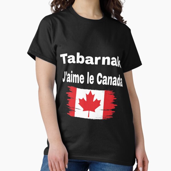 Aperçu de l'œuvre Tabarnak j'aime le Canada créée et vendue par WEShop23.