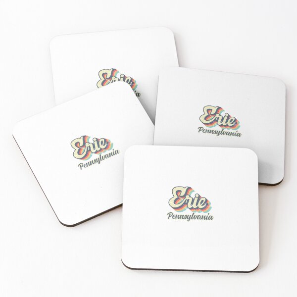 Item preview, Erie City Pennsylvania Retro Vintage 70s rainbow designed and sold by Teelogic.