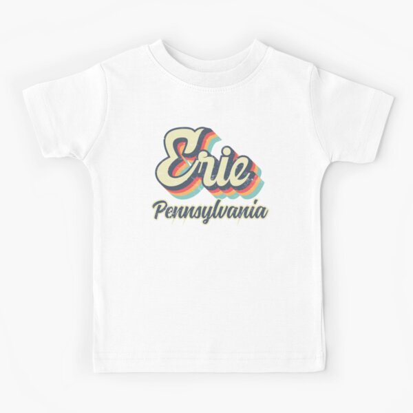 Item preview, Erie City Pennsylvania Retro Vintage 70s rainbow designed and sold by Teelogic.