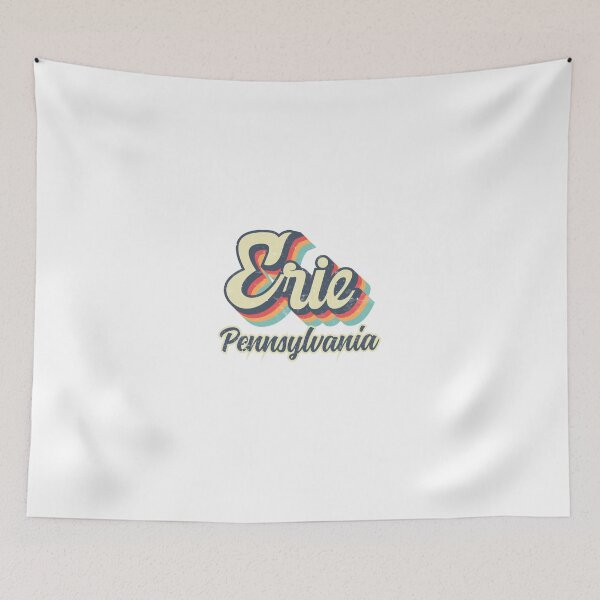 Item preview, Erie City Pennsylvania Retro Vintage 70s rainbow designed and sold by Teelogic.