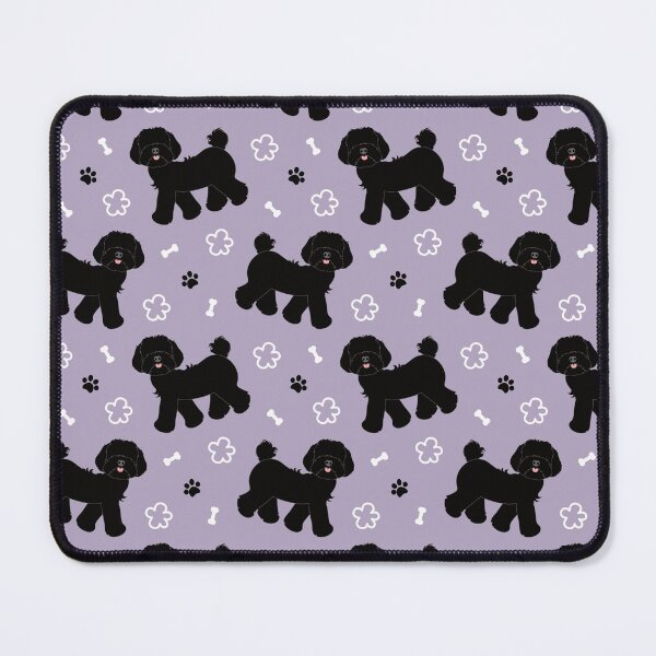 Item preview, Cute Black Maltipoo Moodle Dog designed and sold by Lulupainting.