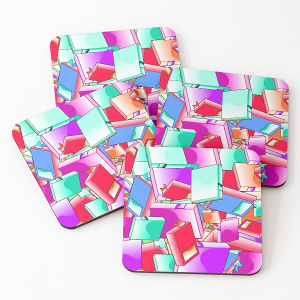 Item preview, Abstract patterns on ceramic tile book lover designed and sold by brendanre.