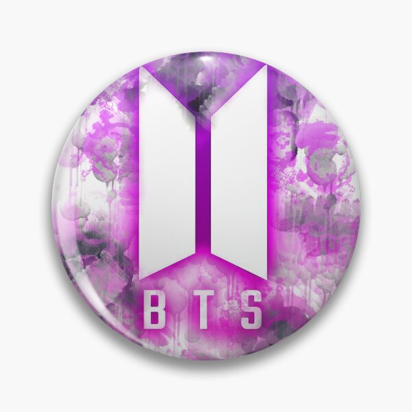 Item preview, BTS symbol colorful purple trendy art designed and sold by Lajibolalaa.