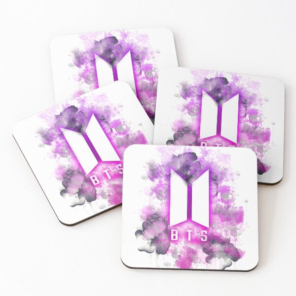 Item preview, BTS symbol colorful purple trendy art designed and sold by Lajibolalaa.
