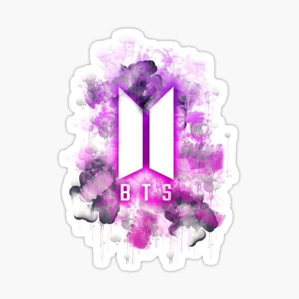 Buy BTS Logo Small Vinyl Decals Shades of Purple Online in India - Etsy