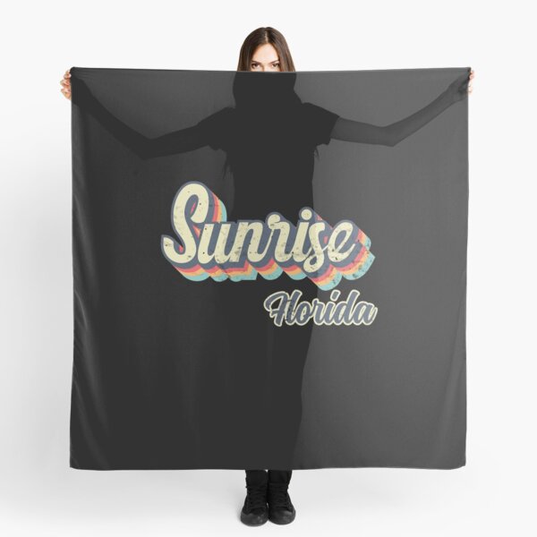 Item preview, Sunrise City Florida Retro Vintage 70s rainbow designed and sold by Teelogic.