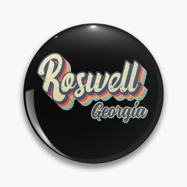 Item preview, Roswell City Georgia Retro Vintage 70s rainbow designed and sold by Teelogic.