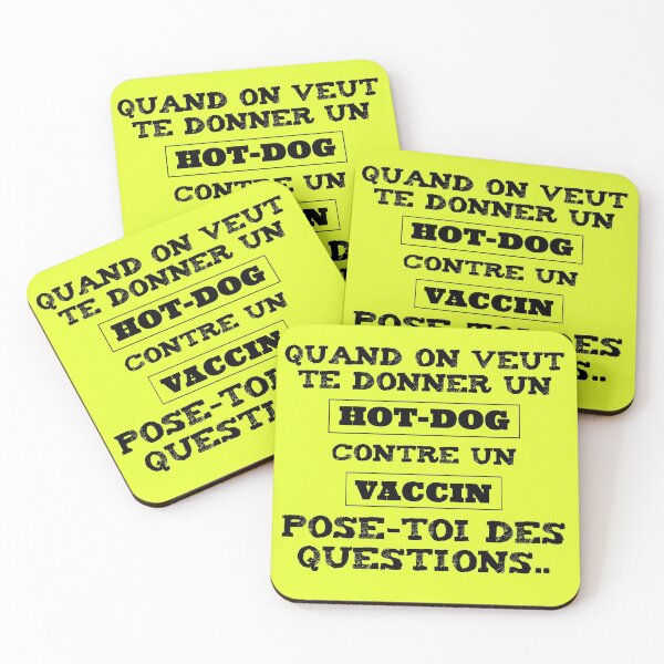 Aperçu de l'œuvre Un hot-dog contre un vaccin créée et vendue par Topmel.