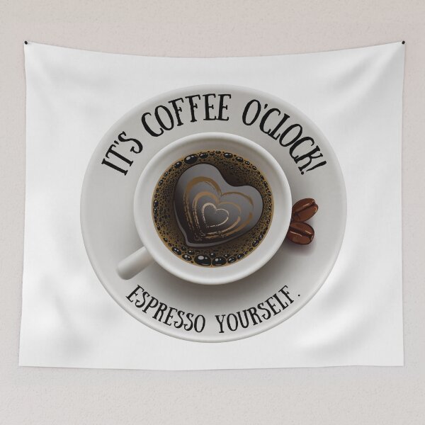 Item preview, It's coffee o'clock! Espresso yourself. designed and sold by RinaGArt.