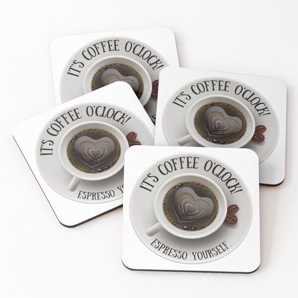 Item preview, It's coffee o'clock! Espresso yourself. designed and sold by RinaGArt.