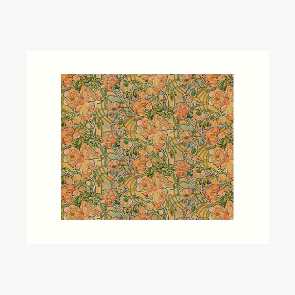 Aperçu de l'œuvre Alphonse mucha - fleurs,Nº06. créée et vendue par Vivanne-art.