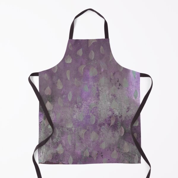 Item preview, White Leaves on Violet Background designed and sold by ColorsandShapes.