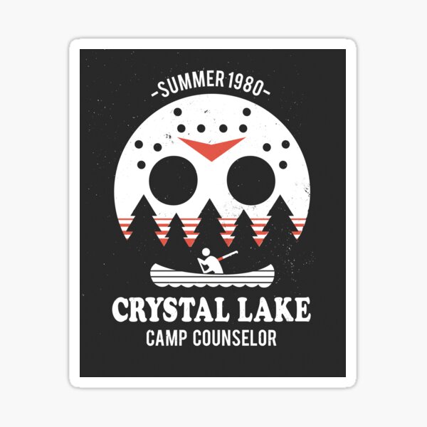 Crystal Lake Camp Counselor Sticker