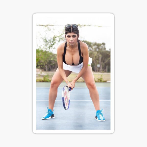 Affiche de badminton Mia Khalifa Sticker