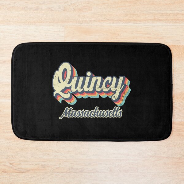 Item preview, Quincy City Massachusetts Retro Vintage 70s rainbow designed and sold by Teelogic.