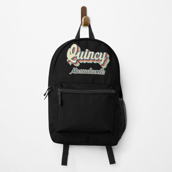 Item preview, Quincy City Massachusetts Retro Vintage 70s rainbow designed and sold by Teelogic.