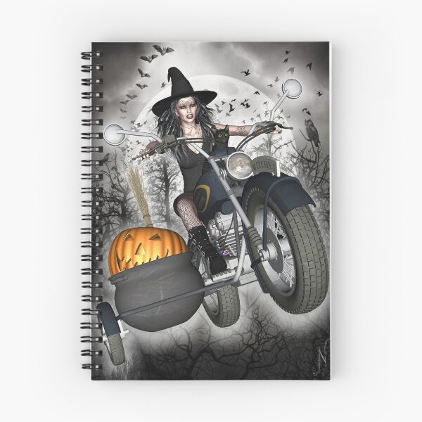 Item preview, Biker Witch 'Late for the Covent' designed and sold by magicalartz.