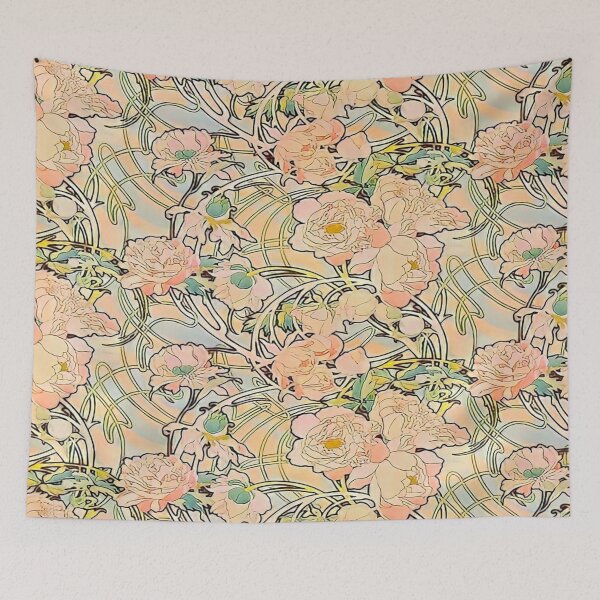 Item preview, Alphonse mucha - flowers,Nº09. designed and sold by Vivanne-art.