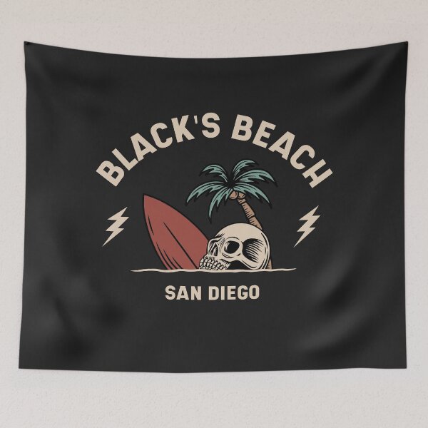 Item preview, Vintage Surfing Black's Beach, San Diego designed and sold by SLAG-Creative.
