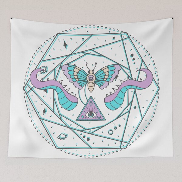Item preview, Witchy Geometry - White designed and sold by HoBosDesigns.